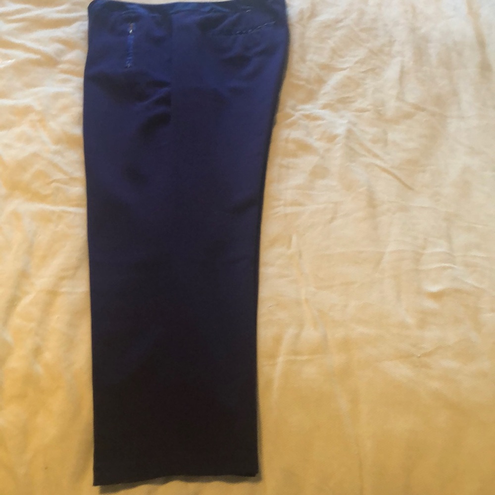 Chico’s pants available red and navy blue!